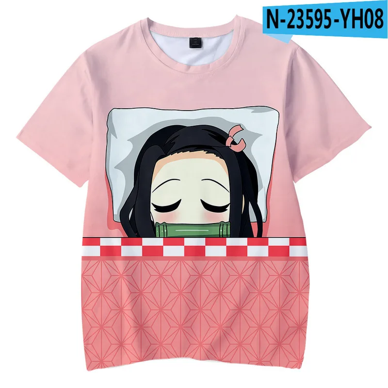 

3D Printed Ghost Slayer Short Sleeve Printed Summer Casual Trend T-Shirt