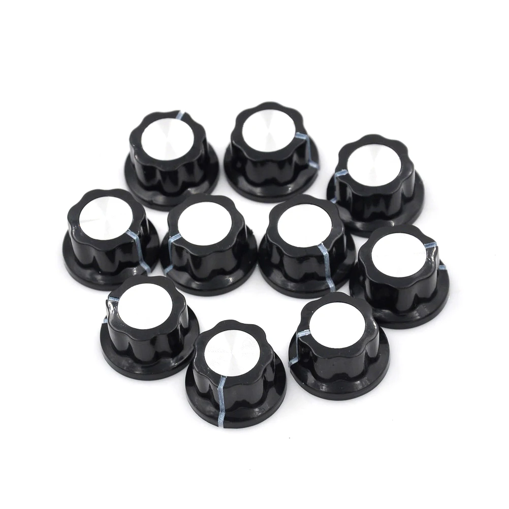 

10pcs Black MF-A01 bakelite potentiometer potentiometer knob cap diameter 20MM