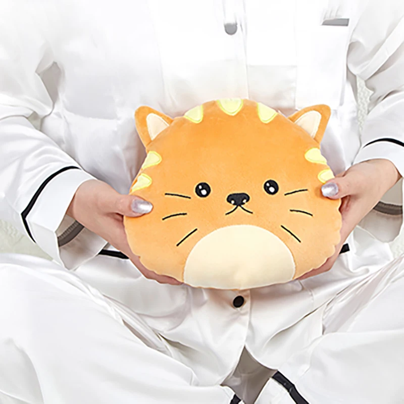 

20cm Mini Throw Pillows Orange Cat Animal Plush Pillow Doll Stuffed Gift for Girls Sleeping Cute Sleeping Toys Подушка Home