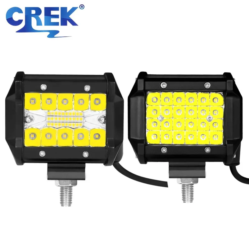 

CREK 12V 24V 4 Inch Offroad IP68 LED Work Light For Bicycle Motorcycle 4x4 4wd SUV ATV Car Ford Hummer Jeep Pickup Truck Lorry