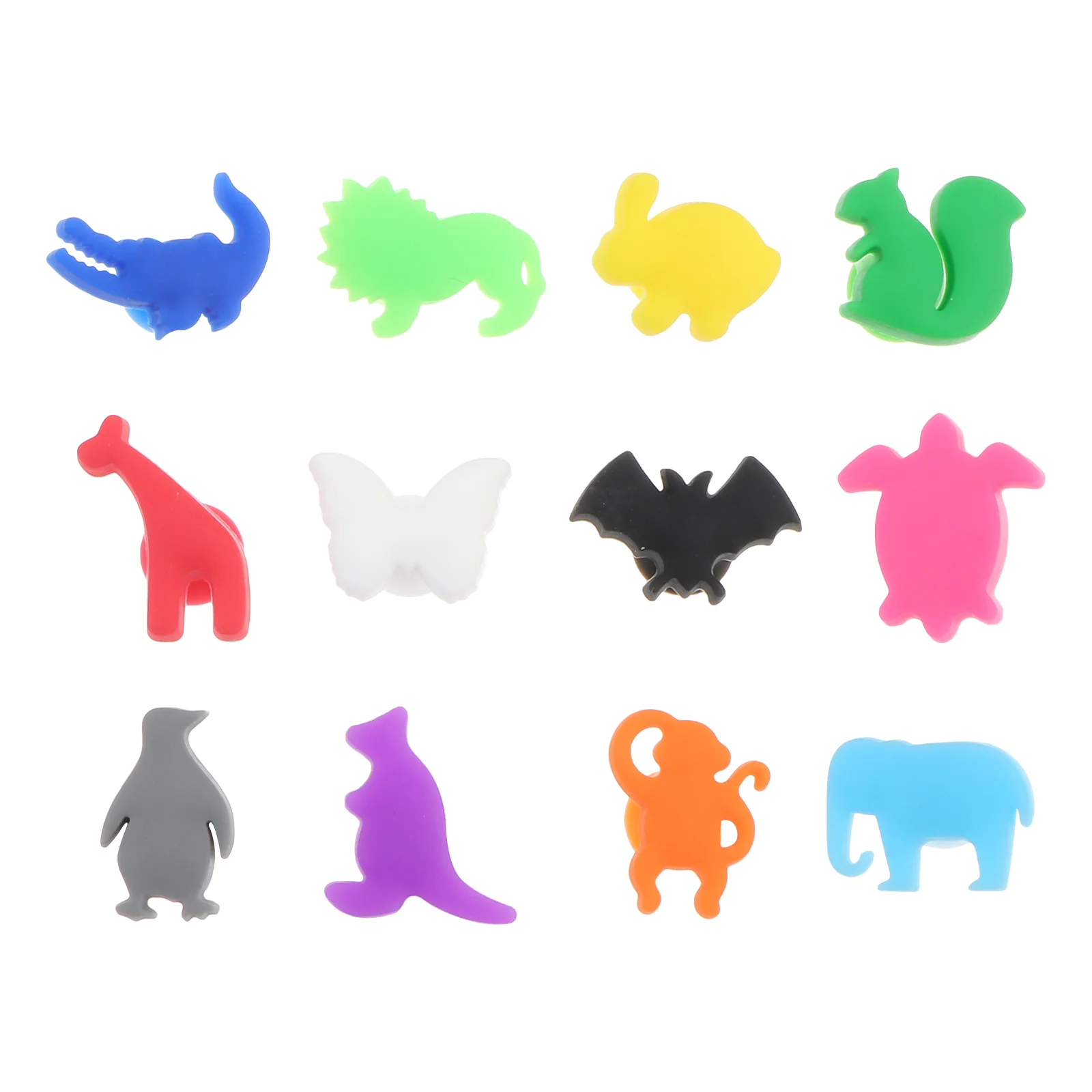 

12PCS Markers Cocktail Drink Markers Goblet Markers Drinking Buddies Silicone Charms