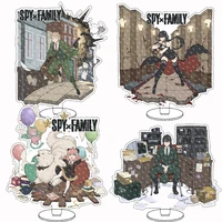 anime spy x family figure cosplay acrylic stand twilight loid forger yor forger anya forger model plate collection fans gifts