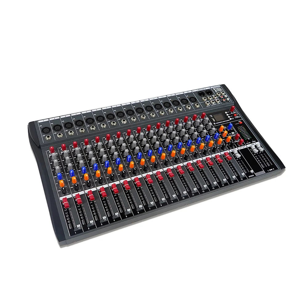 

16 Channel Music Mixing Console Power Mixer Audio With Usb And 48V Phan tom Directly Produced by Factory