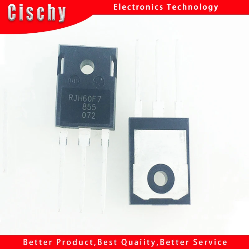 5 шт./партия, RJH60F7, RJH60F, IGBT, 600 В, 90 А, 328,9 Вт, TO-3P, лучшее качество, IC