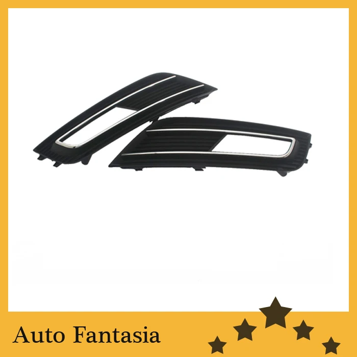 Лисий передний противотуманный фонарь с хромированным акцентом для Audi a4 b8