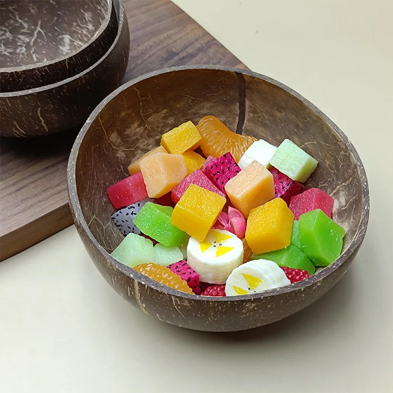 Естественный семейный набор деревянная чаша для рамен салата ложек из