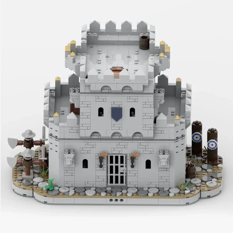 Moc Building Brick Военная модель крепости Средневековый замок Barraks Технология Модульные