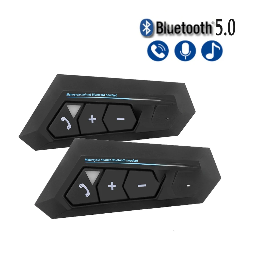 

Bluetooth 5.0 Motor Helmet Headset Wireless Handsfree Stereo Earphone Motorcycle Helmet Headphones MP3 Speaker T22 Long Standby
