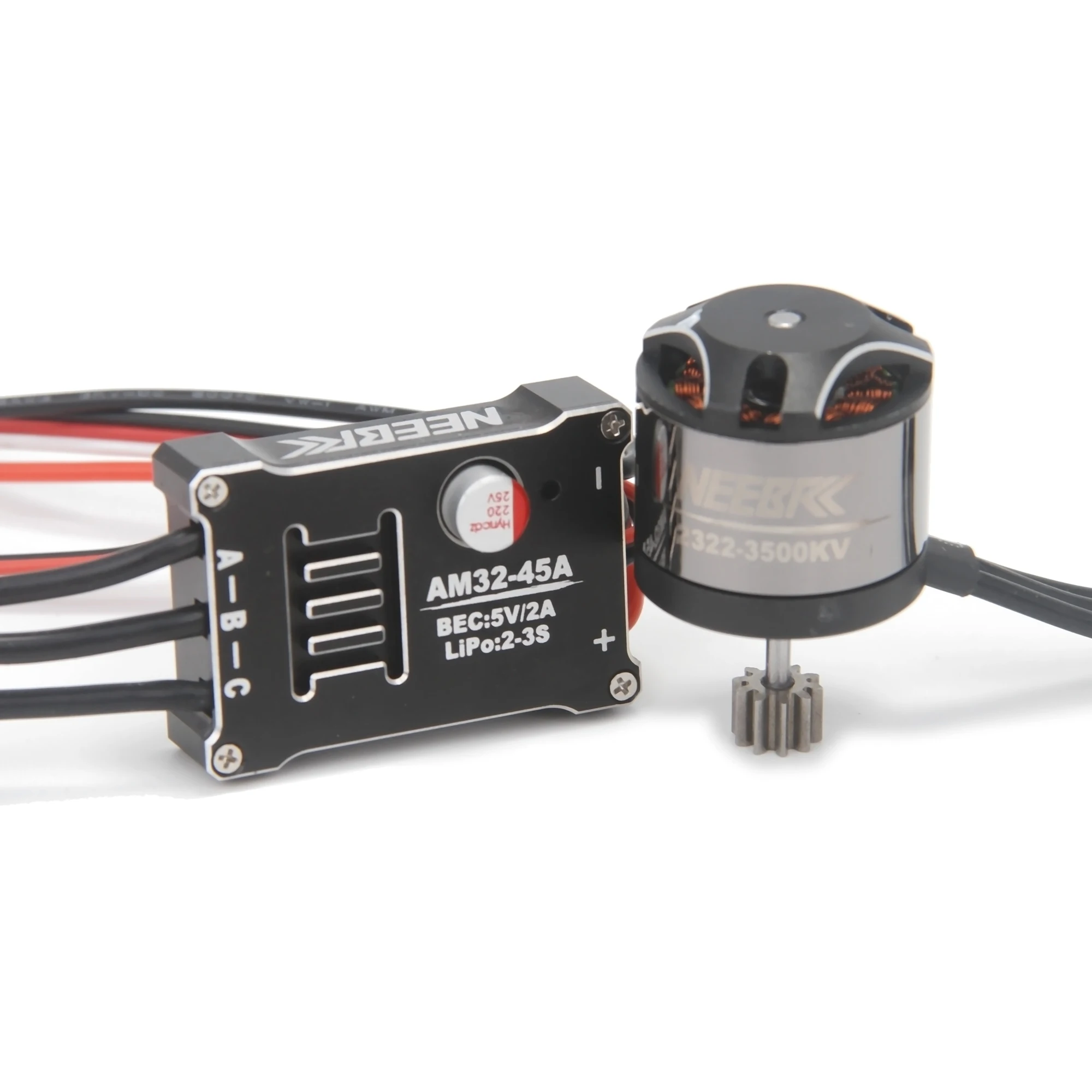 Фото Комплект обновления автомобиля 1/12 RC MN 2322 2600KV 3500KV Бесщеточный двигатель AM32 45A Металлическая вилка ESC SM3.0/T для комплекта питания MN82 MN99 MN168 MN78 №3