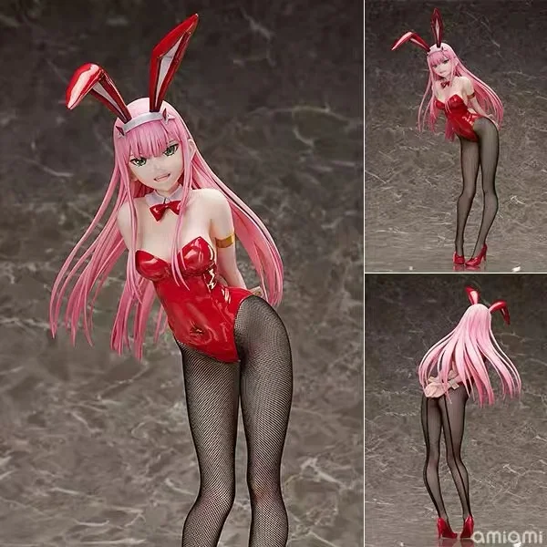 

100% Original genuine Darling in the FRANXX zero two Bunny Girl Action Figure Anime Figure Model Toy Figure Collection Doll Gift