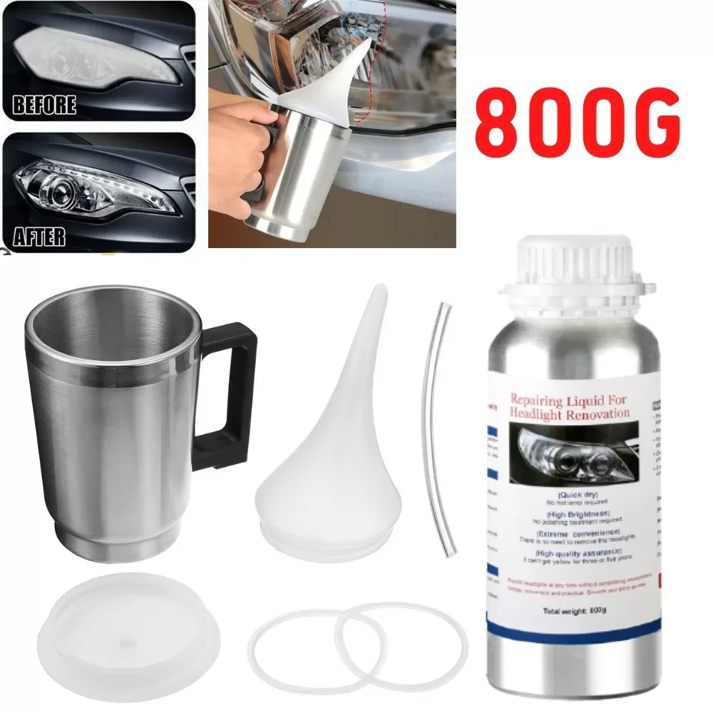 

Headlight Chemical Polishing Kit Headlights Liquid Polymer Repair Fluid Polishing The Headlights Car Headlight Restoration Kiti