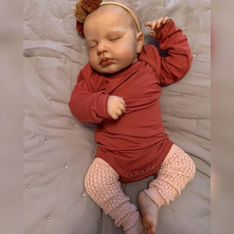 

48cm Newborn Baby Doll Loulou Kid's Doll Toys Christmas Gift