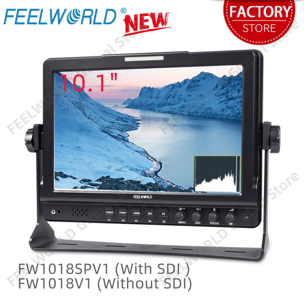 Монитор для камеры FEELWORLD FW1018SPV1 10 1 дюйма SDI DSLR | Электроника