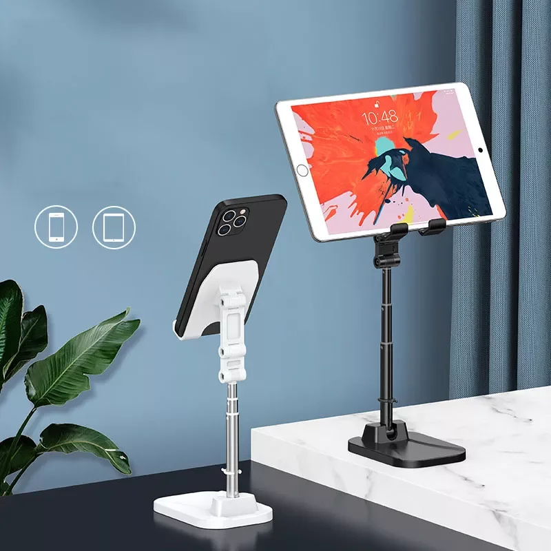 

Mobile Phone Adjustable Stand, Foldable Telescopic Mobile Phone Stand, Suitable For IPhone IPad Tablet Computer