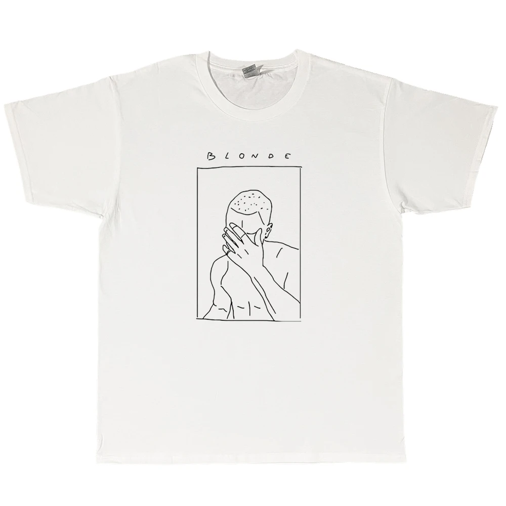 

Винтажная хлопковая Футболка в стиле хип-хоп с надписью «блонд Фрэнка»