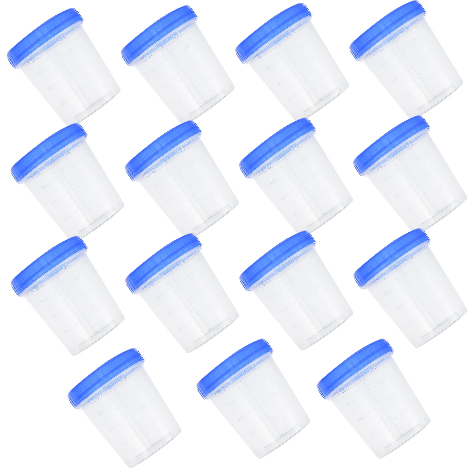 

Measuring Cup Specimen Container Sampling 120ml Urine Graduated Liquid Sample Test Clear Plastic Containers