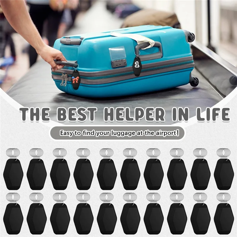 100 шт. черный брелок для мотеля в отеле объемные пластиковые сублимационные