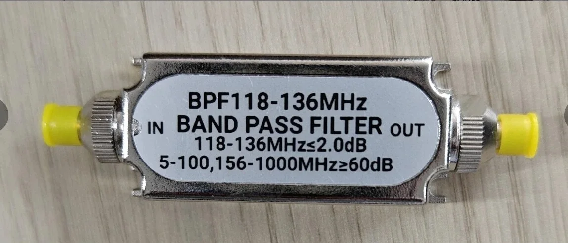 Фото Новый полосовой фильтр BPF 118-136 МГц, 50 Ом, с разъемом SMA №3