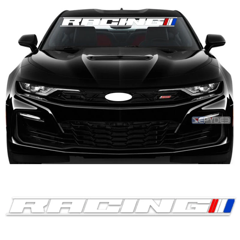 Автомобильная наклейка на лобовое стекло гоночный Спорт Стайлинг заднее