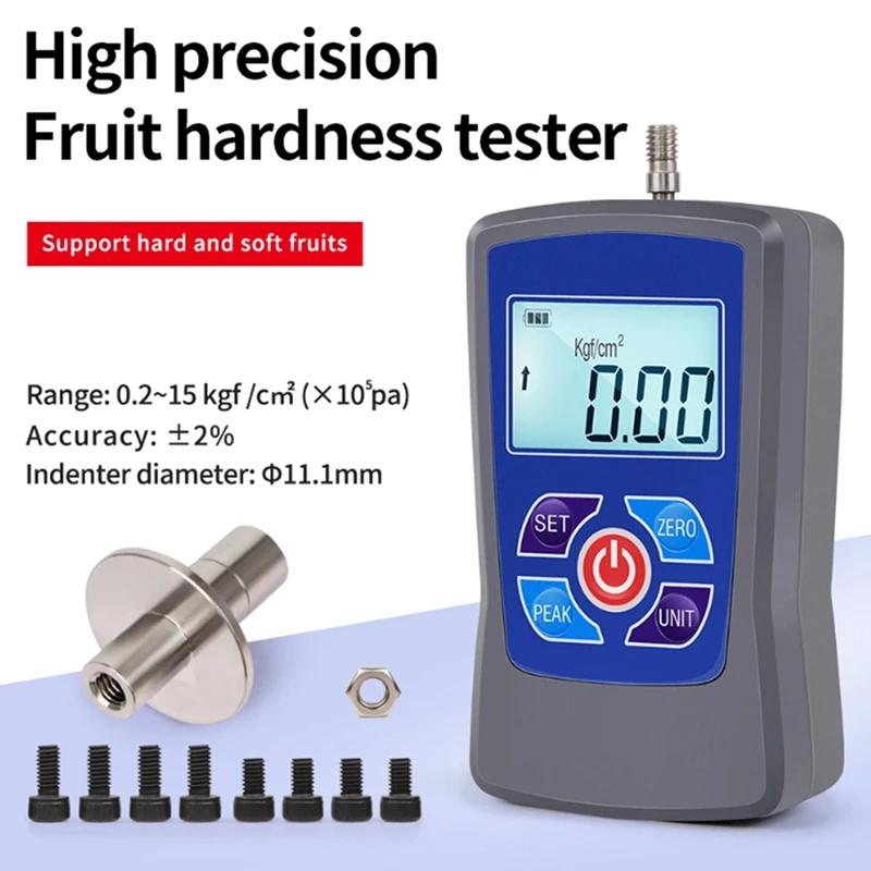 1 шт. цифровой тестер твердости фруктов