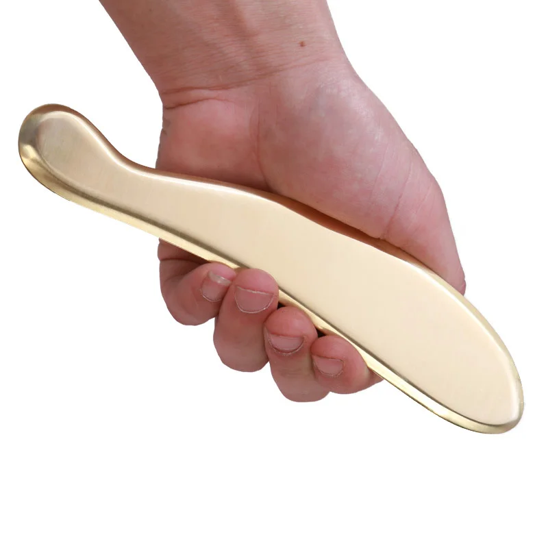 

1pc Guasha Board Skin Scraping Copper Guasha Board Massage Scraping Plate