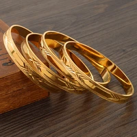 8mm width 65mm inner fashion jewelry gold color bangle love brand lover bracelet for women gift