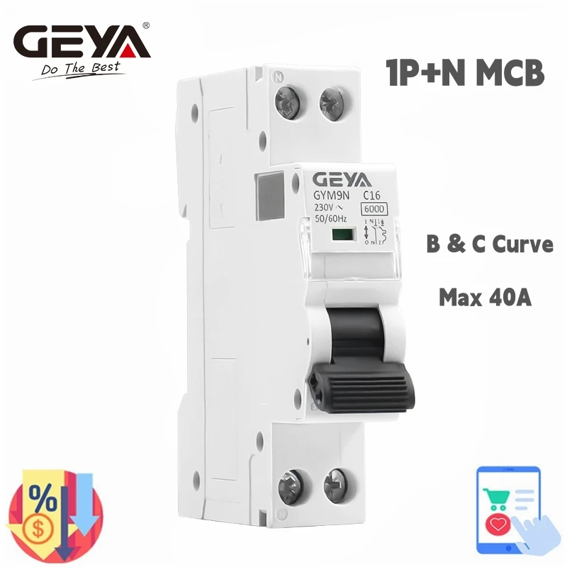 

Автомат GEYA DPN MCB 6-40A 220V