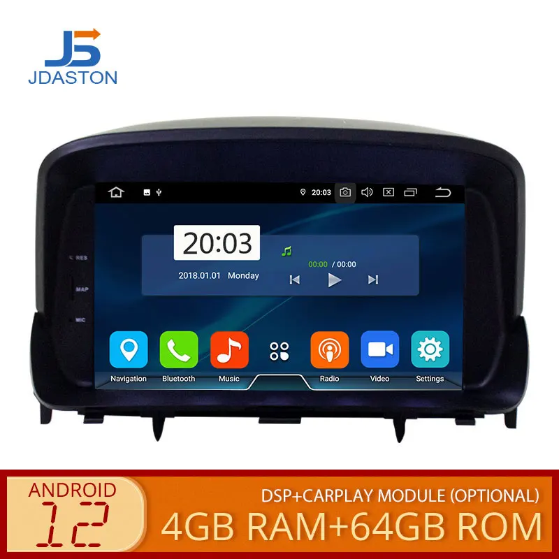 

JDASTON Android 12 Car DVD Player For OPEL MOKKA WIFI Multimedia GPS Navigation Stereo 2 Din Car Radio Autoaudio Video Player