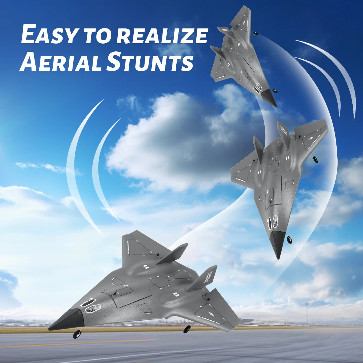 SR72 RC Самолет Скрытый кульверт 2 4G 4CH FX9672 Истребитель будущего Двойные мощные