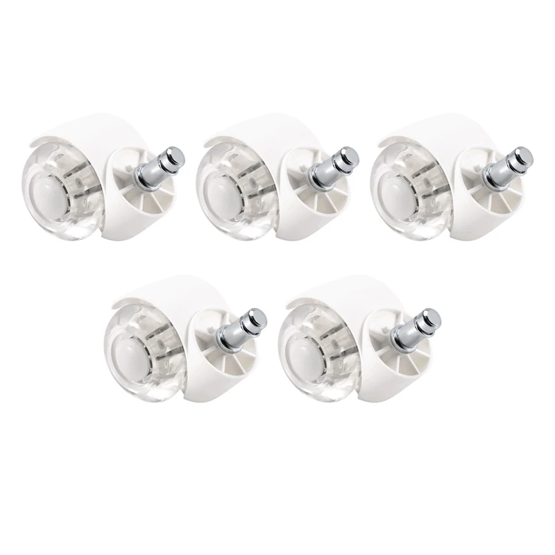 

5Pcs Office Chair Casters Wheels 2 Inch Heavy Duty Mute Desk Chair Wheels Universal Fit Wheels For All Floors