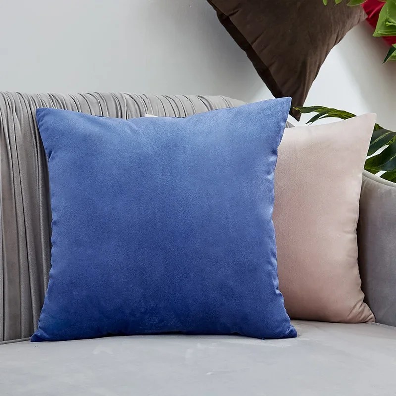 Бархатная наволочка Ультрамягкая 60x60 см подушка украшение для гостиной дивана