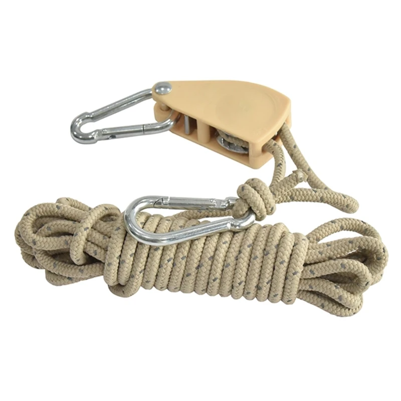 

094C подвесная вешалка для палатки с храповым механизмом, подъемный ремень, стоп-пряжки для кемпинга