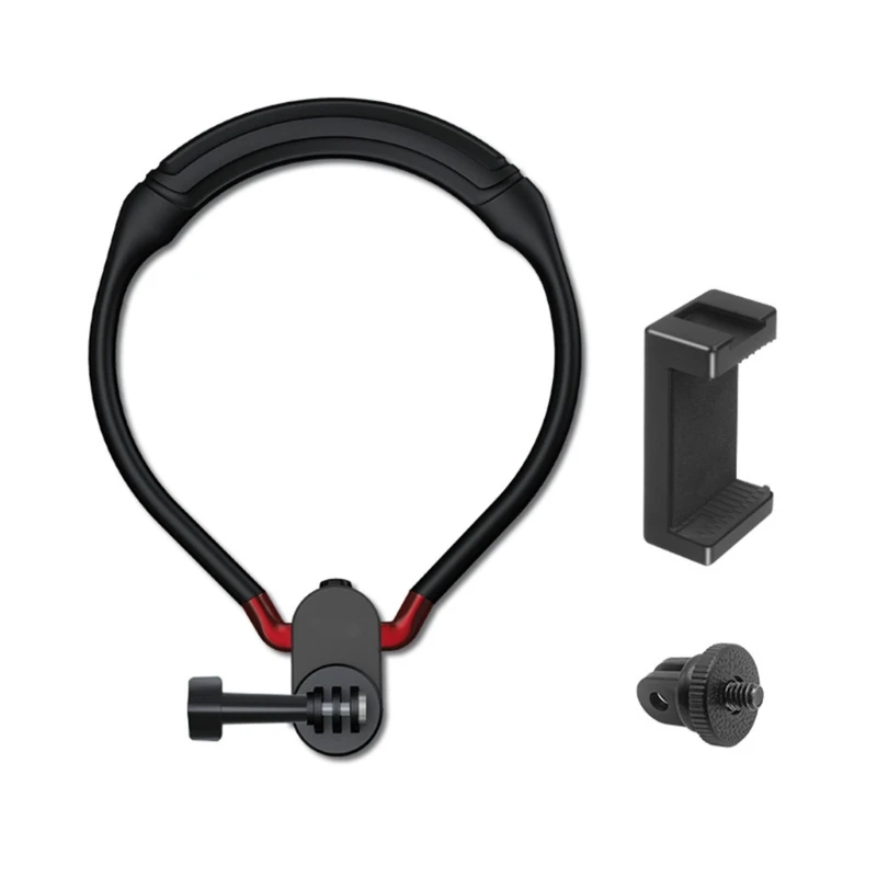 

Neck Hanging Sports Camera Mount Universal Lazy Phone Mount Holder Compatible For Hero 10 9 8 7 Series and 360 Cameras