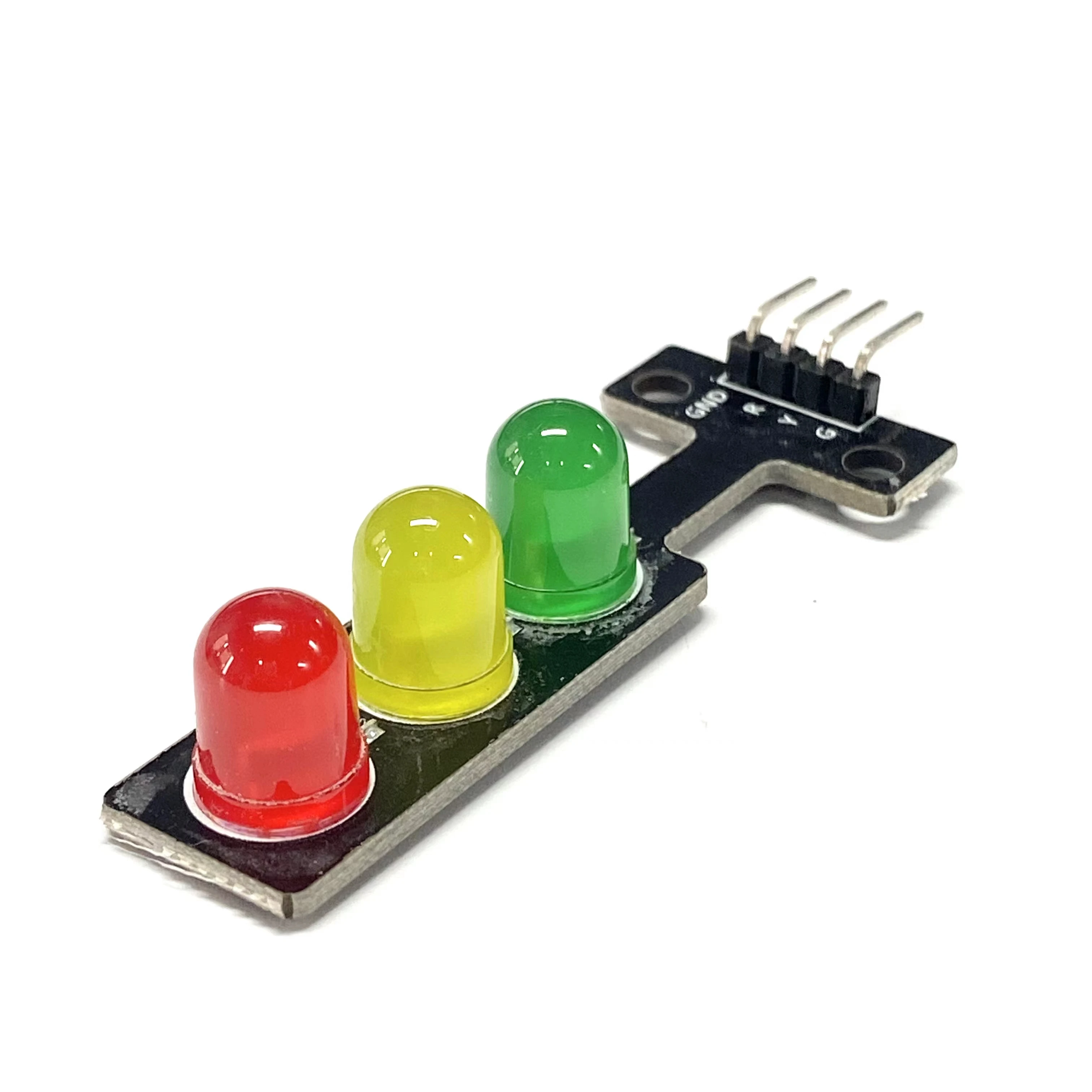 

LED Traffic Signal Lighting Module 5V 8MM Electronic Building Blocks Traffic Light Module Red Yellow Green Digital Signal