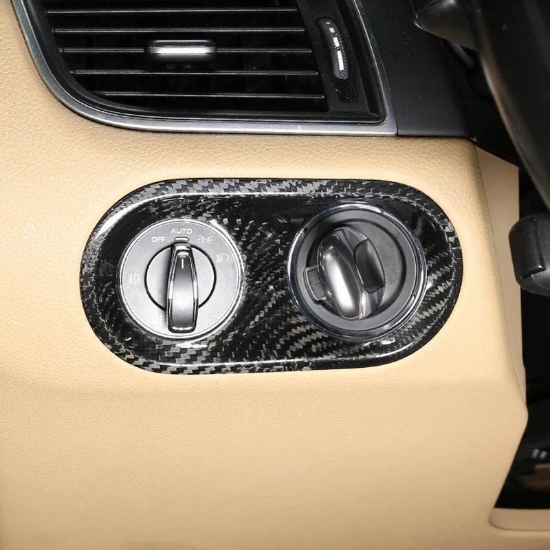 

Регулировка передней фары автомобиля из углеродного волокна, Защитная панель для Porsche Macan 2014-2020, аксессуары