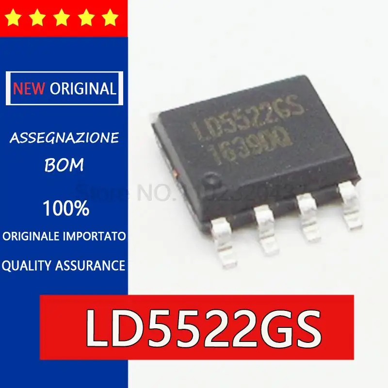 Новый и оригинальный чип управления питанием LD5522GS LD5532GS LD7539EGS SOP8, чип управления питанием ЖК, широко используемые чипы питания телевизора