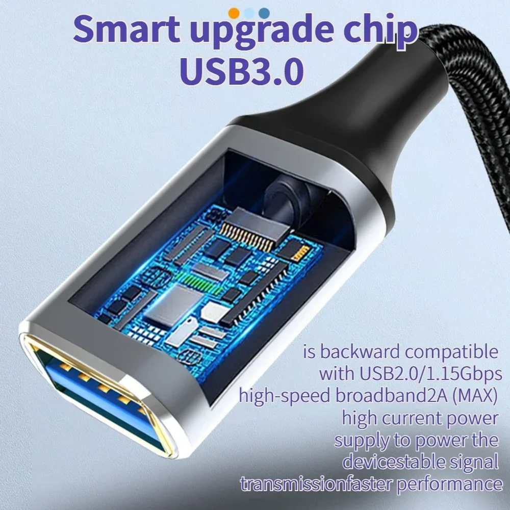 Удлинительный USB-кабель Шнур USB3.0 папа-мама Удлинитель кабеля для синхронизации