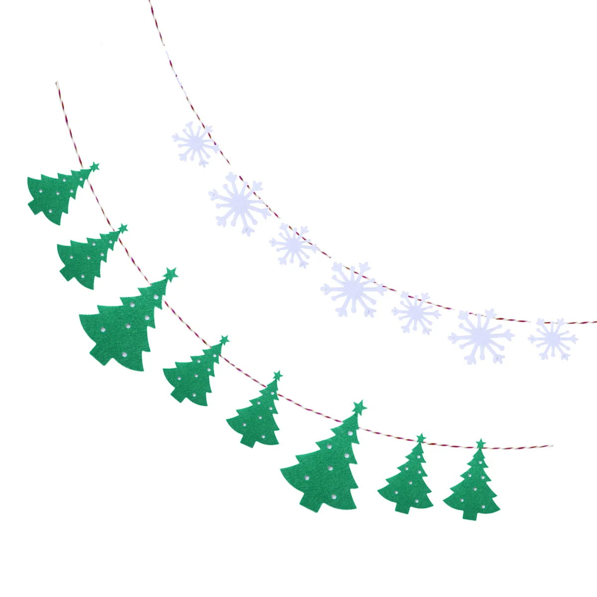 

1 pcs Decorative Banner Charming Christmas Banners Banners Decorations Bunting Garland for Student Children