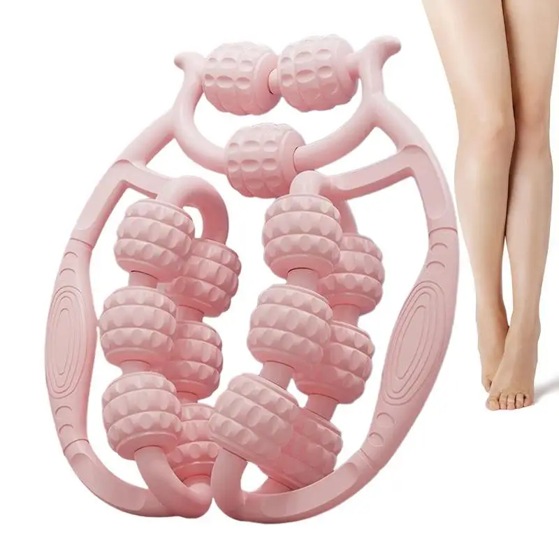 

360-degree 15 Wheel Annular Leg Clamp Massager Anti-cellulite Massager Body Slimming Roller Massage For Body Massager Relax