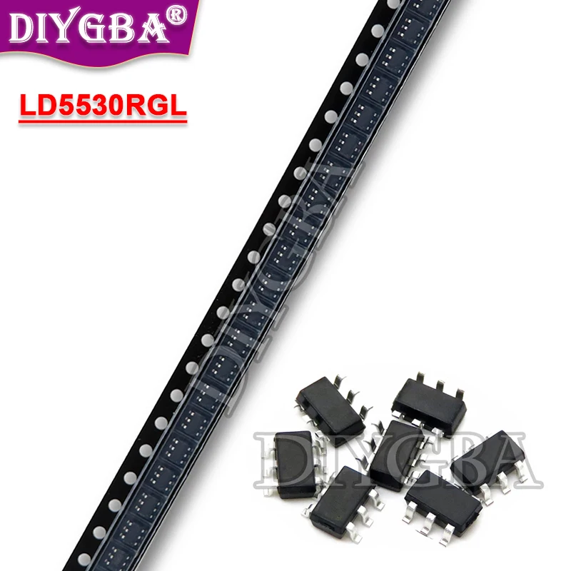 

10 шт. LD5530RGL SOT23 LD5530R SOT23-6 Новый и оригинальный чипсет IC