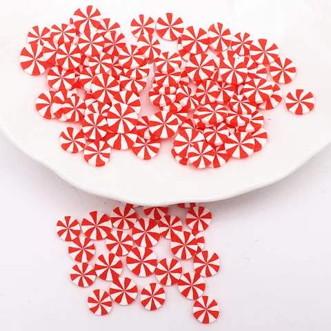 Полимерная глина 5 мм мятного цвета набор 10 шт