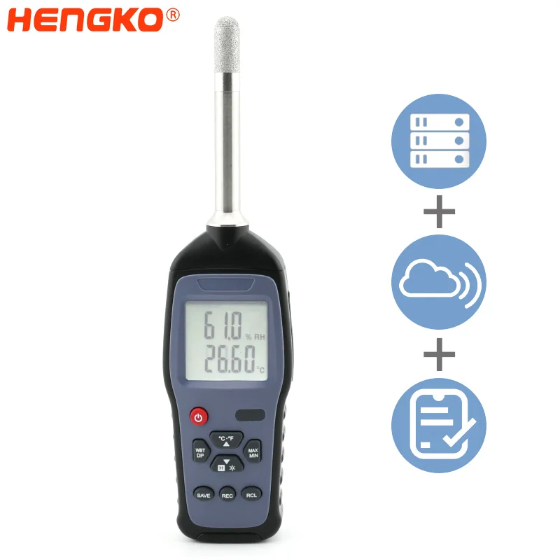 Digital Environmental Sensors RHT Testing Instrument Tester Moisture Meter Humidity Temperature Calibrator For Industrial