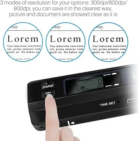 Портативный ручной сканер iScan A4 палочки для документов 900 точек на дюйм цветной