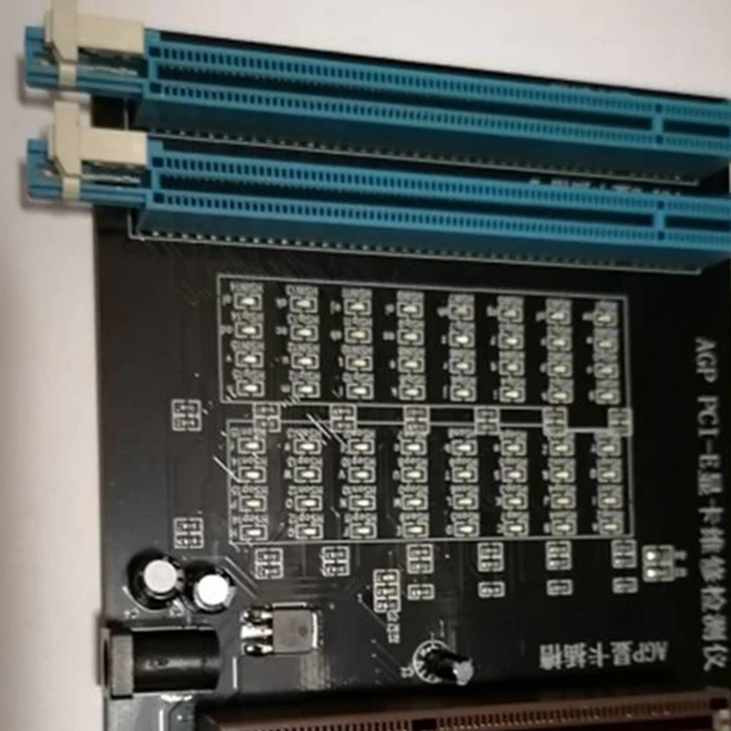 Тестер видеокарты AGP PCI-E X16 тестер двойного назначения для диагностики |