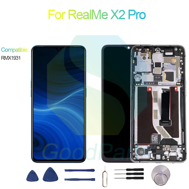 Сменный сенсорный ЖК-дисплей для RealMe X2 Pro 2400*1080 rmxди дигитайзер в сборе