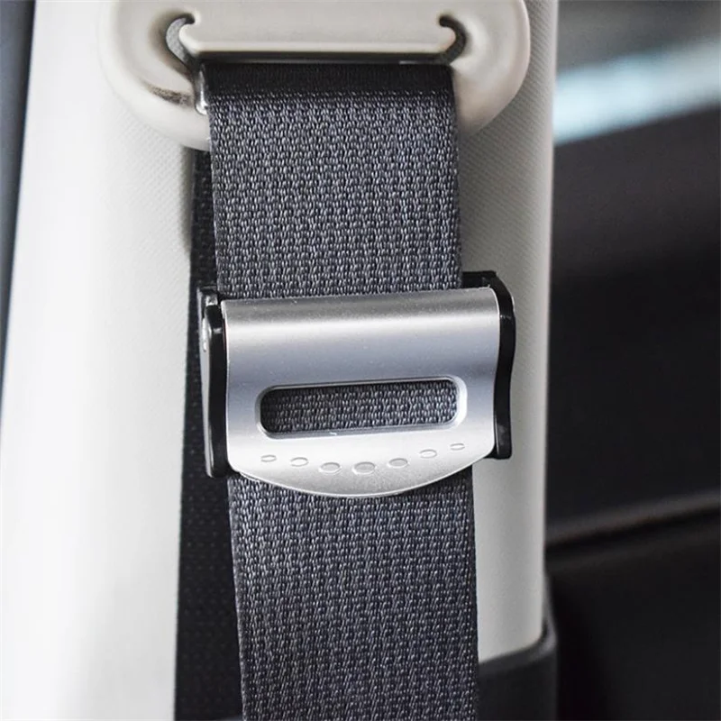

2 Pcs Car Seat Belt Clips Adjustable Stopper Plastic Buckle Auto Interior Seat Belts Fixing Adjuster Auto Accessories