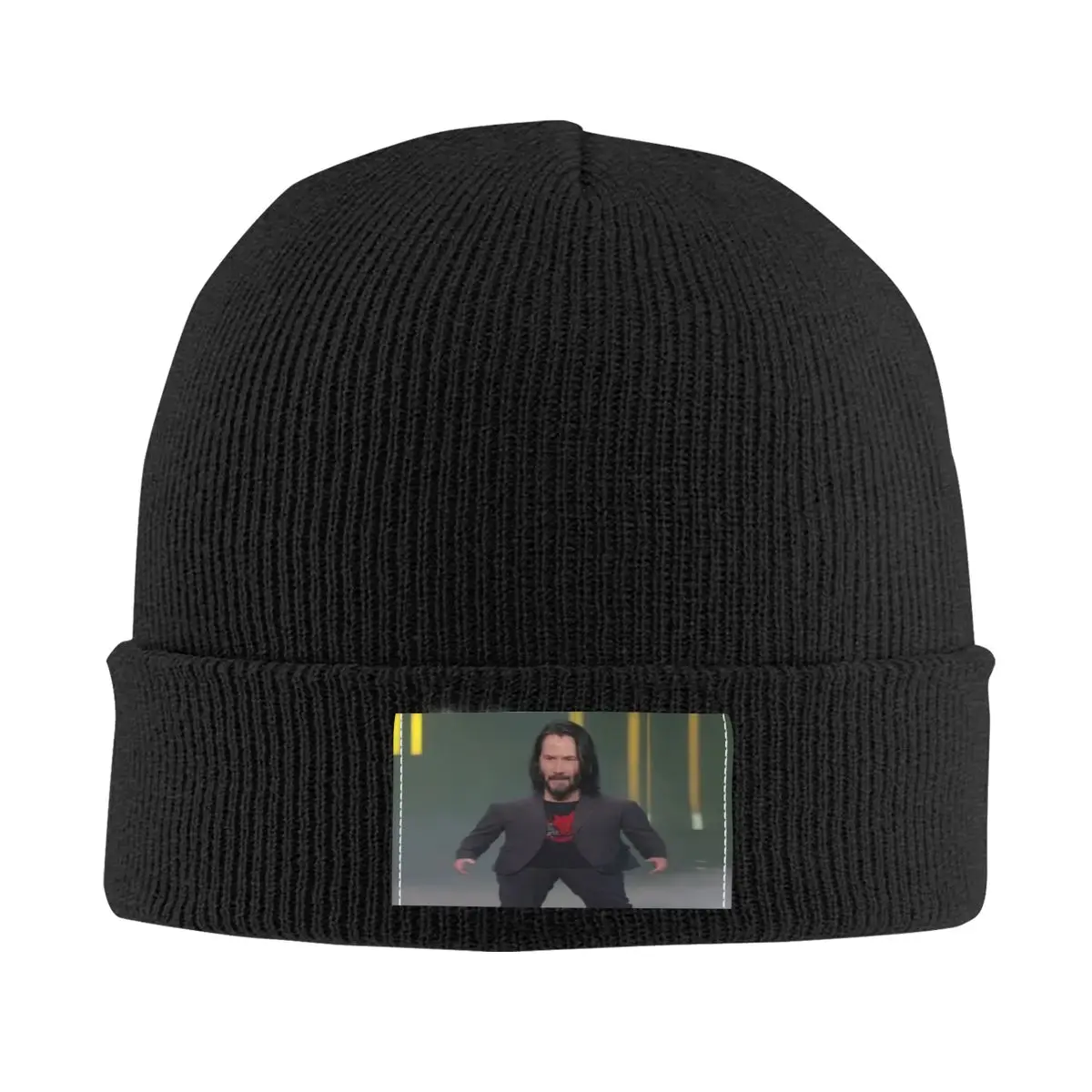 

Mine Keanu Reeves Skullies Beanies Caps Men Women Unisex Outdoor Winter Warm Knitting Hat Adult Bonnet Hats