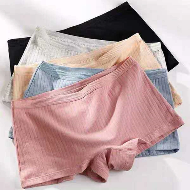 New Summer Women Safety Pants Cotton Under Skirt Female Seamless Underpants Solid Color Plus Size Boxer Shorts Cozy Boxer Women