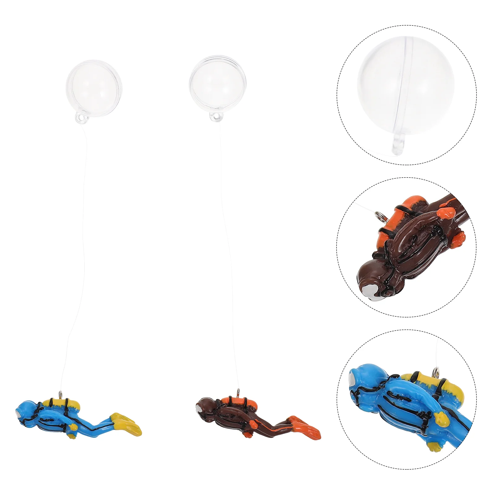 

Aquarium Divertank Floating Ornament Ornaments Decorations Mini Decoration Miniature Underwater Figurines Figurine Figures