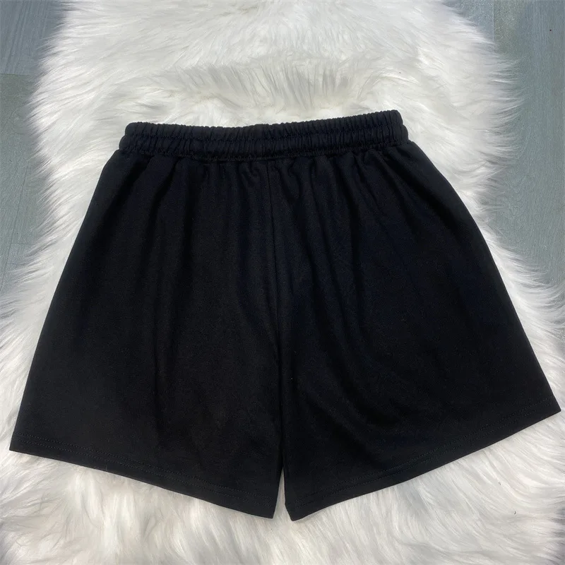 Black Shorts Women Summer Shorts High Waist Slimming Gem Sports Casual Short Pants Outer Wear Pants